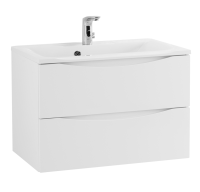 Тумба с раковиной BelBagno Marino MARINO-750-2C-SO-BO-P 75 bianco opaco