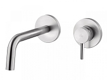 Смеситель Paffoni Light LIG006ST70 для раковины, сталь