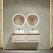 Мебель для ванной со столешницей Sancos Very 160 VR80CE+TT160A2X Beige Soft/Kreman