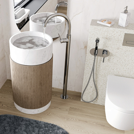 Смеситель WasserKRAFT Main 4153 напольный, хром