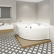 Акриловая ванна Vannesa Сандра 2-01-0-0-1-221 149 хром