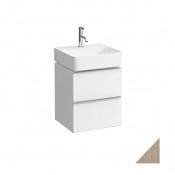 Тумба с раковиной Laufen Space 4.1010.2.160.101.1 45 светлый орех, ручки алюминий