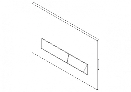 Кнопка смыва BelBagno Marmi BB011-MR-CHROME.M хром матовый