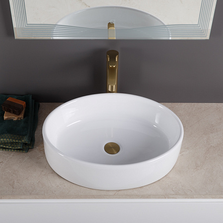 Раковина накладная BelBagno BB1049 35x49x14 белый