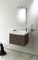 Мебель для ванной Jacob Delafon XS 60 см, 1 ящик, темный дуб