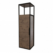 Шкаф-пенал Grossman Лофт 304001 40 велингтон/черный