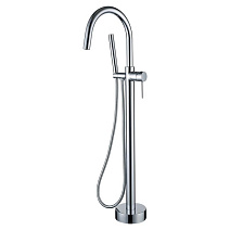 Смеситель Boheme Uno 469-CR для ванны с душем, напольный, хром