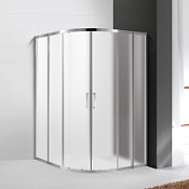 Душевой уголок Cezares Molveno MOLVENO-R-22-90+30-P-Cr 120x120x195 стекло рифленое/профиль хром