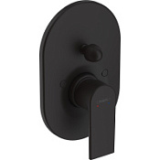 Смеситель Hansgrohe Vernis Shape 71458670 для ванны с душем, черный матовый Смеситель Hansgrohe Vernis Shape 71458670 для ванны с душем, черный матовый