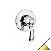 Смеситель Emmevi Harmony 22009BO для душа, белый/золото