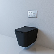 Унитаз подвесной Esbano Gartez ESUPGARTBM безободковый, черный матовый