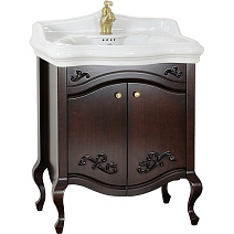 Тумба под раковину Migliore Impero 25975 70 2 двери, noce