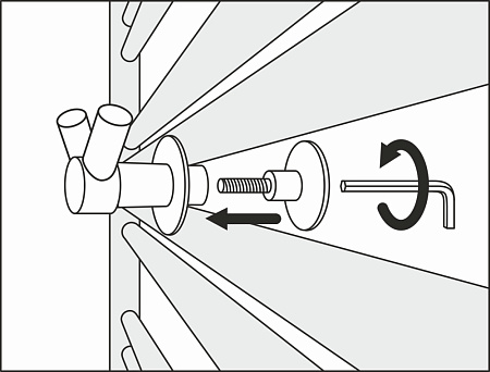 Вешалка Сунержа Без серии 01-2010-0002 для водяных и электрических, хром черный