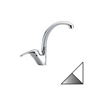 Смеситель Emmevi Ambra 9087BC для кухонной мойки, белый/хром