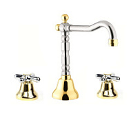 Смеситель для раковины Webert Armony AM750202017 хром/золото