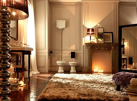 Бачок для унитаза Kerasan Retro 108001 подвесной, для высокой трубы