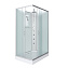 Душевая кабина Niagara Classic NG-43185-14QBKTG 110x80x210 стекло матовое/профиль серебро