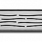 Решетка Tece TECEdrainline Organic 601261 120 нержавеющая сталь матовая