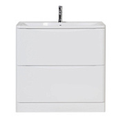 Тумба под раковину BelBagno Acqua ACQUA-800-2C-PIA-BL 80 напольная, bianco lucido