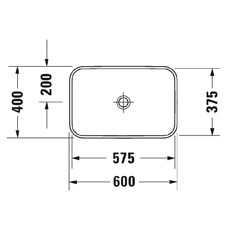 Раковина Duravit Happy D.2 2359601300 60 черный