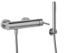 Смеситель Emmevi Filoinox 85002B/IN для душа, нержавеющая сталь