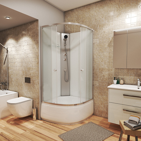 Душевая кабина Niagara NG- 7308-08BK 90х90 без крыши