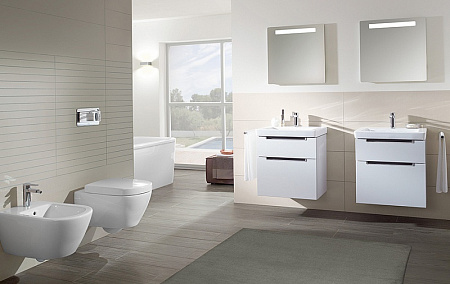 Биде подвесное Villeroy & Boch Subway 74000001 белый альпин