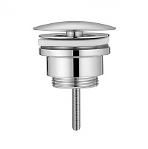 Донный клапан ABBER AF0012 без перелива, хром