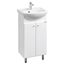 Тумба с раковиной Aquaton Мира 1A104401MR010 45 белый