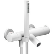 Термостат Nobili Live LV00010/2WM для ванны с душем, белый матовый