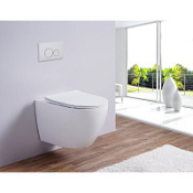 Унитаз подвесной Esbano Azalea White безободковый Унитаз подвесной Esbano Azalea White безободковый