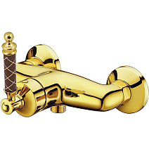 Смеситель Boheme Vogue 214-MR-CH для душа, золото/шоколадный Murano