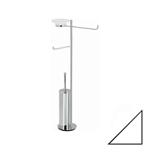 Стойка с аксессуарами Stil Haus Hashi 971(24) белый матовый