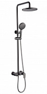 Душевая стойка Boheme Spectre 458-Gm для ванны, оружейная сталь