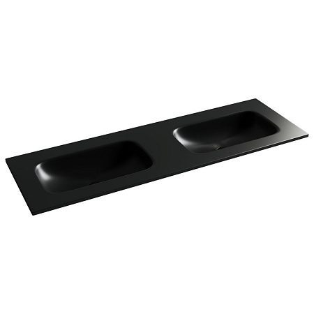 Раковина накладная Ceramica Nova Grace CN7022MBwx 141x45,7x13,7 без отв. под смес., черный матовый