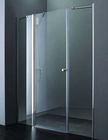 Душевая дверь в нишу Cezares Elena ELENA-B-13-80+60/60-C-Cr-L прозрачное стекло