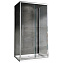 Душевой уголок ABBER Schwarzer Diamant AG30120H-S100-S100 прозрачное/хром