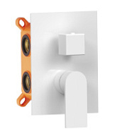 Смеситель AQG Alpha 01ALP351BL для душа, белый матовый