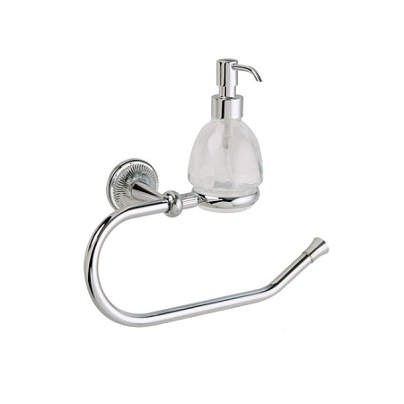 Полотенцедержатель Stil Haus Regal RG79D(08) с дозатором хром