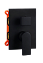 Смеситель AQG Alpha 01ALP352NG для душа, черный матовый