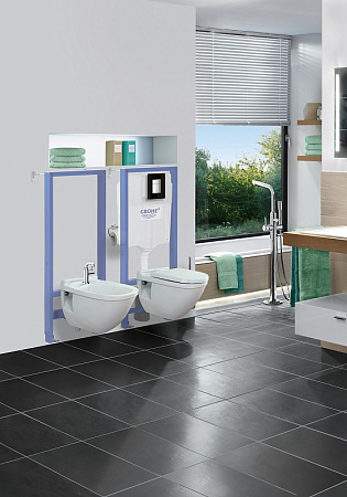 Система инсталляции для унитазов Grohe Rapid SL 38775001 4 в 1 с кнопкой смыва