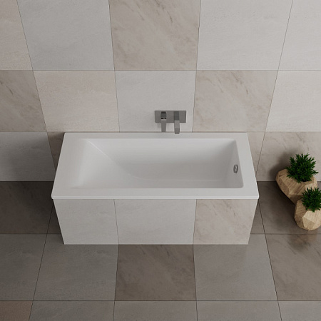 Ванна из литьевого мрамора Delice Diapason DLR330004 160x70