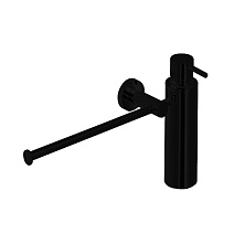 Полотенцедержатель Colombo Plus W4975.NM с дозатором, черный матовый