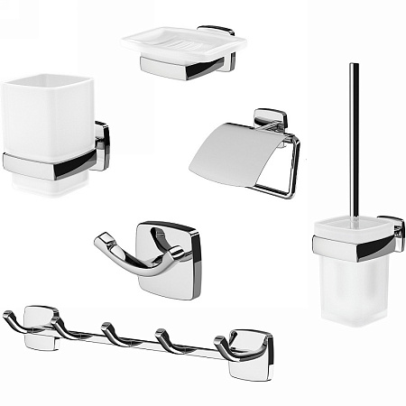 Набор аксессуаров для ванной Am.Pm GEM AK90D1806W хром