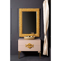 Зеркало Armadi Art Rose 548 85х110 золото