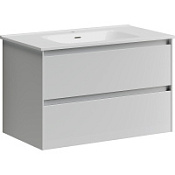 Тумба под раковину Sancos Cento 80 CN80W белый глянцевый
