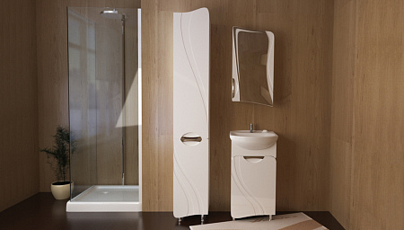 Шкаф-пенал Velvex Belvento Fly 200 белый