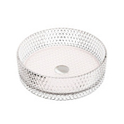 Раковина накладная Ceramicanova Cristal CN6061 36x36x11.2 розовый