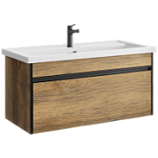 Тумба под раковину Aqwella Urban URB0110DB 100 дуб балтийский