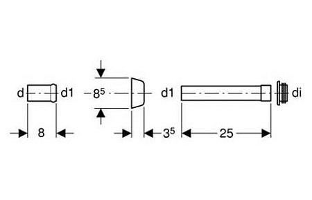 Переходник для колена смыва Geberit 118.026.11.1